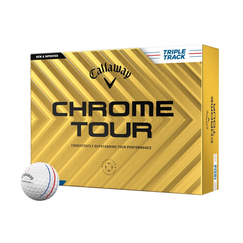 Callaway 2024 Chrome Tour Triple Track Golf Balls Dozen