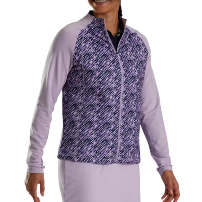 FootJoy Full-Zip Printed  Pullover S