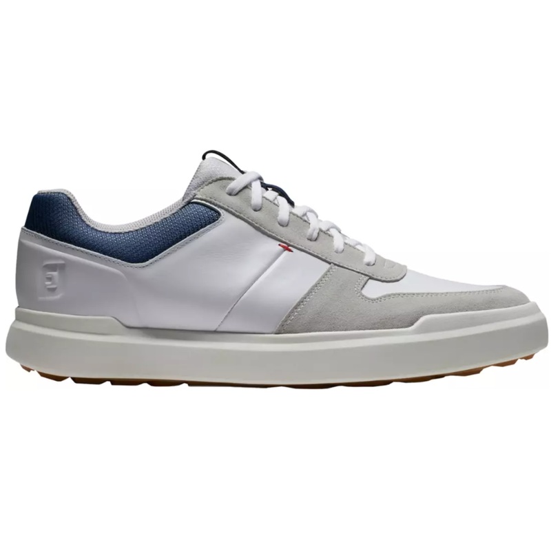 FootJoy Men’s Contour Casual Golf Shoe – White/Grey US 9.5