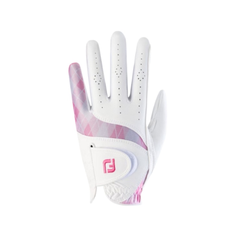 FootJoy Women’s Attitudes Glove Pair White/Pink Small