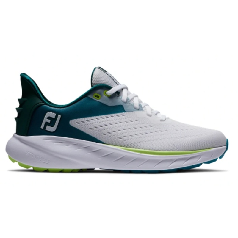 FootJoy Women’s Flex XP Golf Shoes White/Teal/Lime US 6