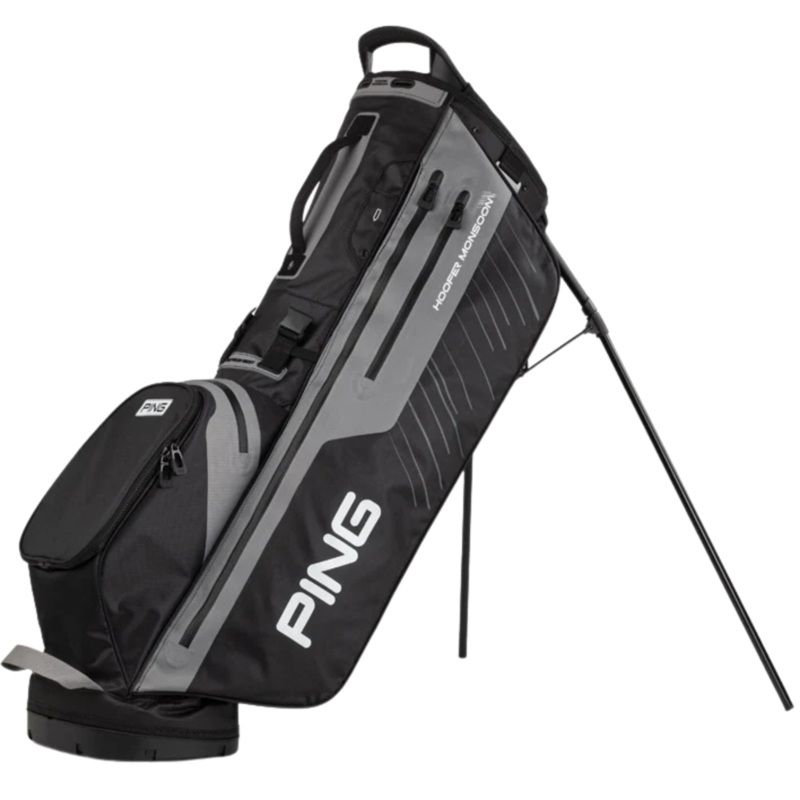 PING Hoofer Monsoon Stand Bag Black/Iron