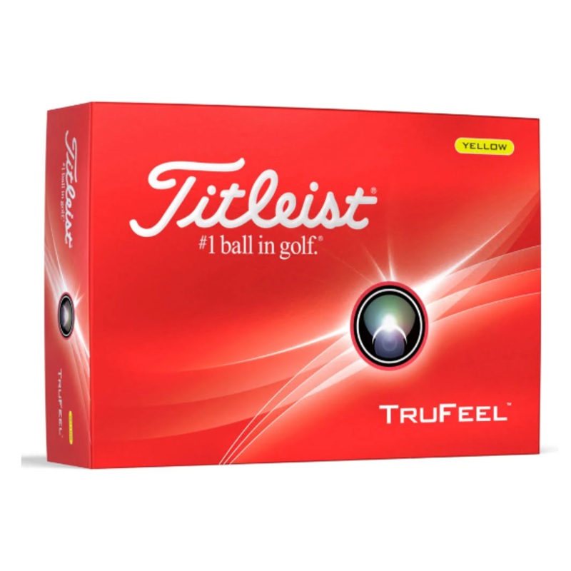 Titleist 2024 TruFeel Golf Balls | Yellow Dozen
