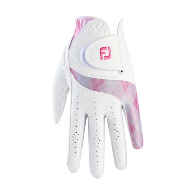FootJoy Womens Attitudes Glove White/Pink S