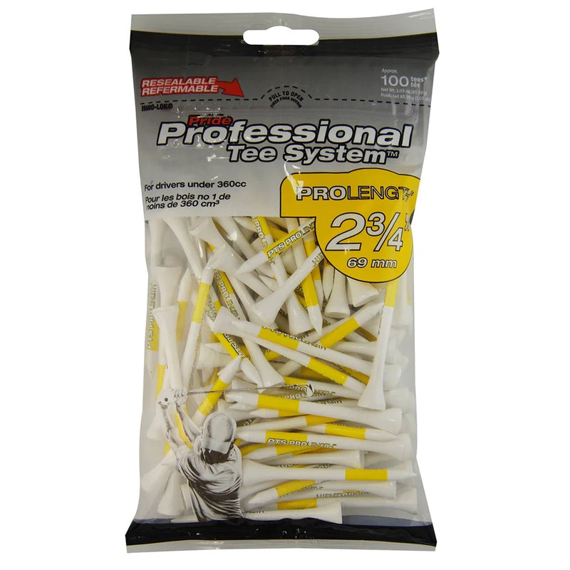 Pride Professional Golf Tees | Large Bag – Yellow