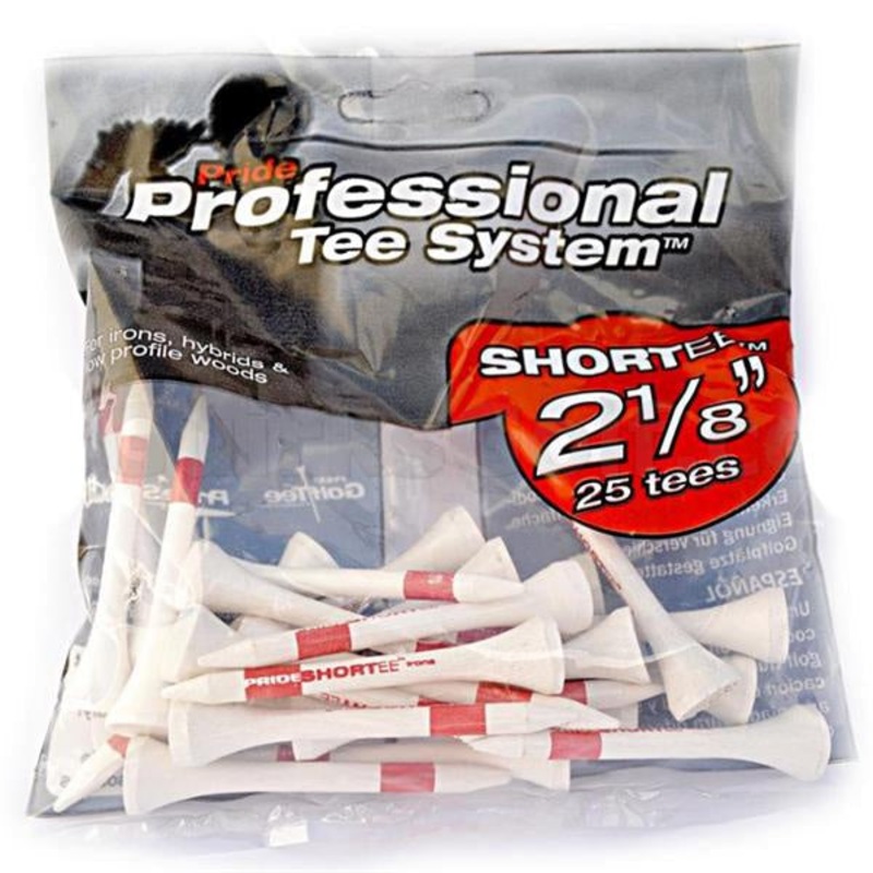 Pride Wooden Golf Tee Red 53mm