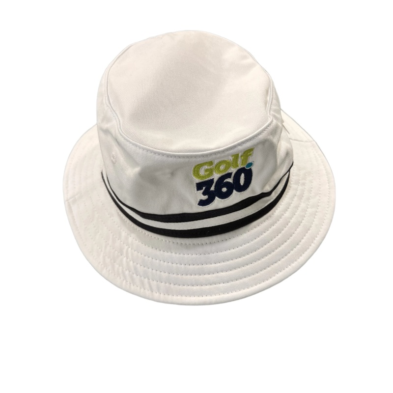 Sporte Leisure Stripe Band Golf 360 Bucket Hat Royal/White S/M