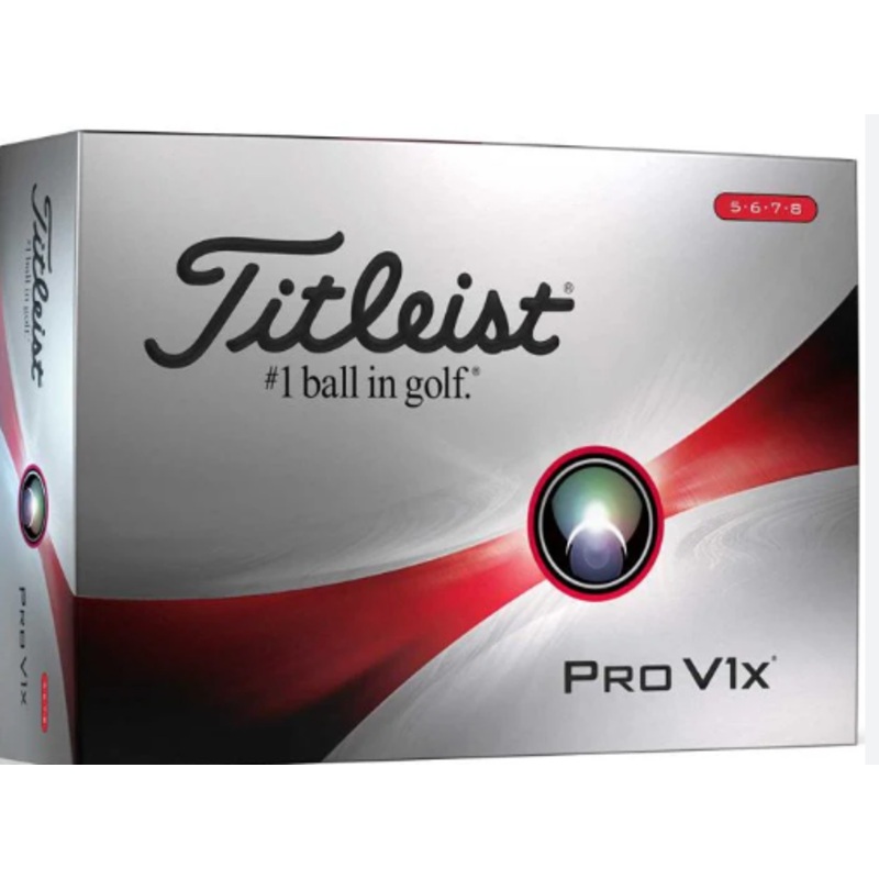 Titleist 2023 Pro V1x Golf Balls | High Numbers Dozen