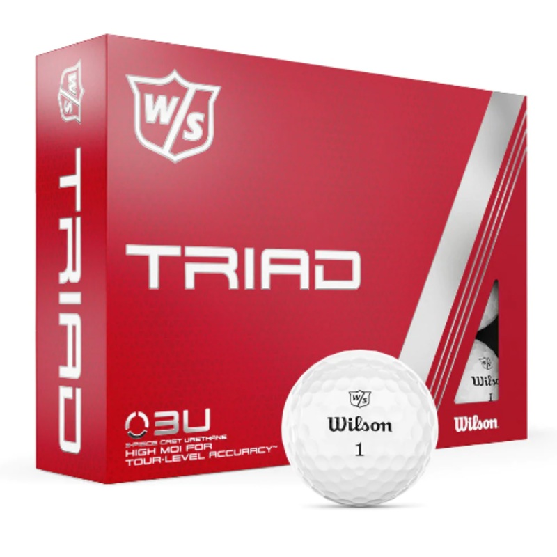 Wilson Triad Golf Balls Dozen