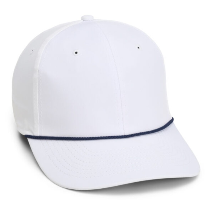 Golf 360 Logo Cap White Rope Hat