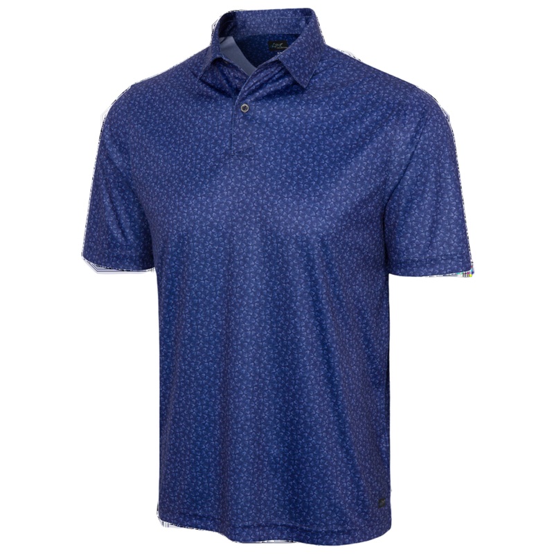 Greg Norman Men’s ML75 Shark Fin Polo Deep Sea M