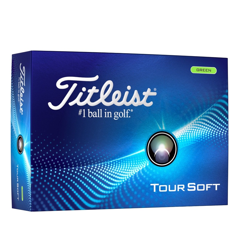Titleist 2024 Tour Soft Golf Ball | Green Dozen