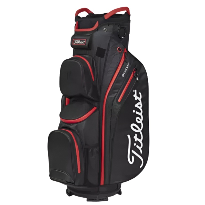 Titleist Cart 14 StaDry Golf Bag Navy/Red