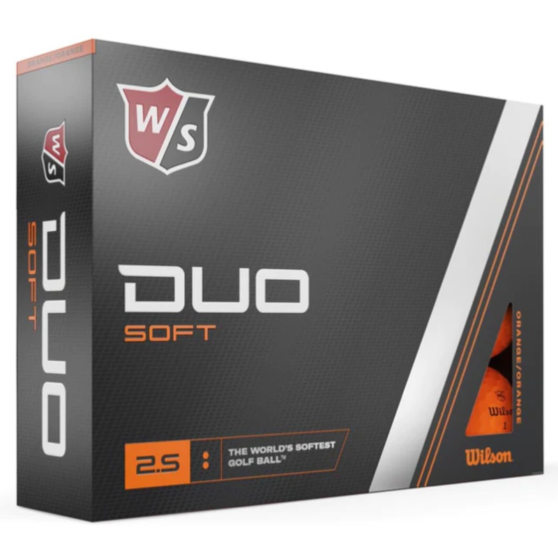 Wilson Duo Soft Golf Balls – Orange – Prior Generation Dozen