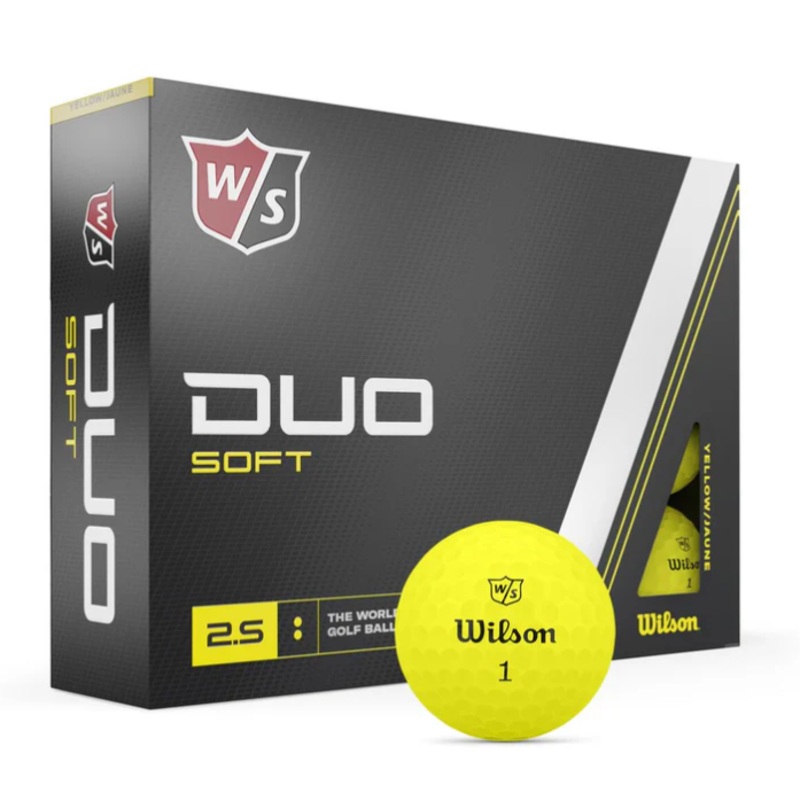 Wilson Duo Soft Golf Balls – Yellow – Prior Generation Dozen