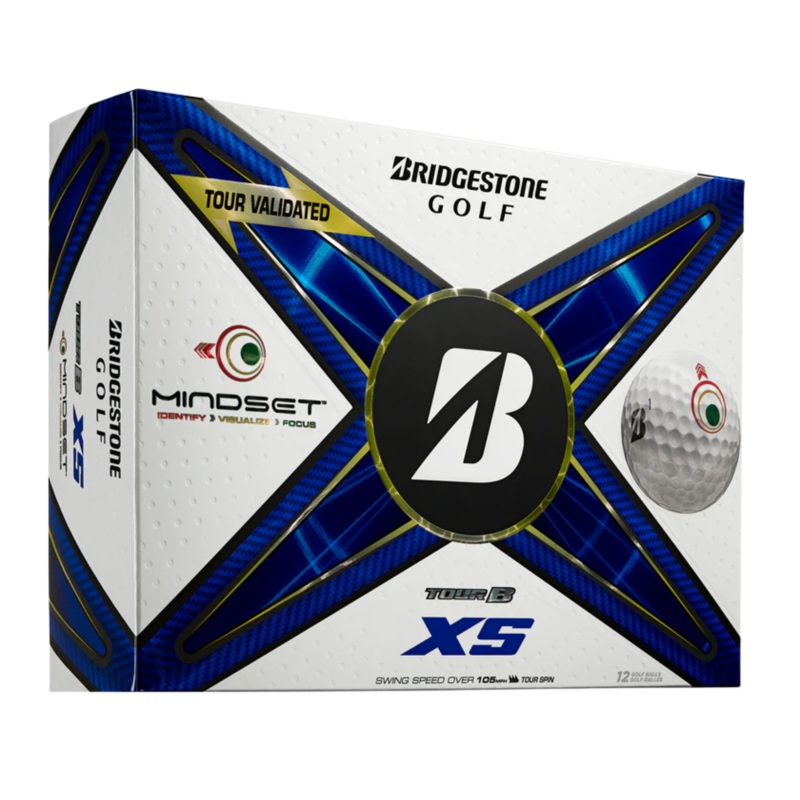 Bridgestone Tour B XS MindSet Golf Balls Dozen