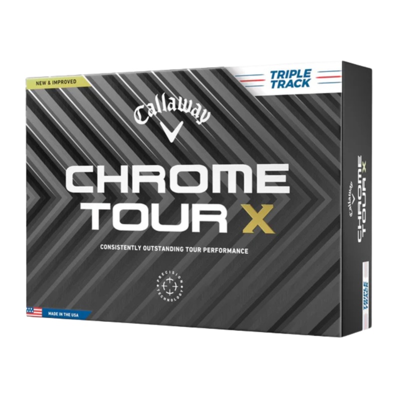 Callaway 2024 Chrome Tour X Triple Track Golf Balls Dozen