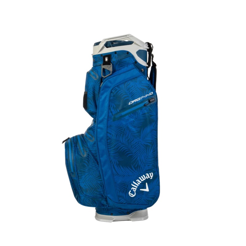 Callaway ORG 14 HD Cart Bag 2025 Blue Palms/Light Grey