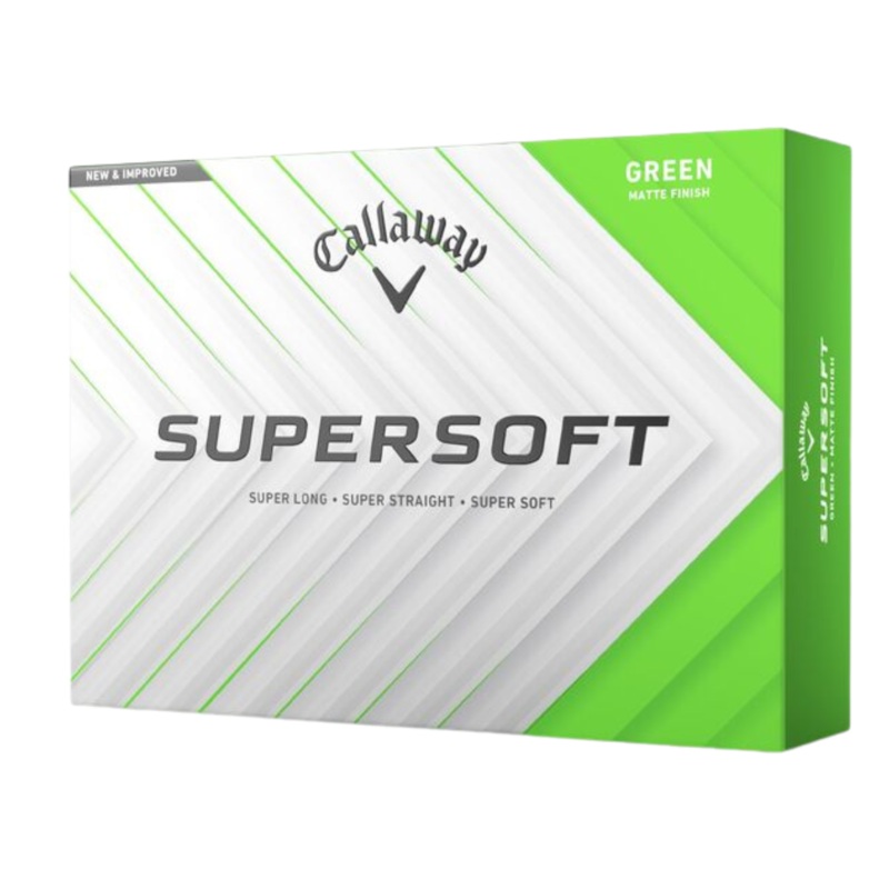 Callaway Supersoft Matte Colour Golf Balls 25 Dozen Green