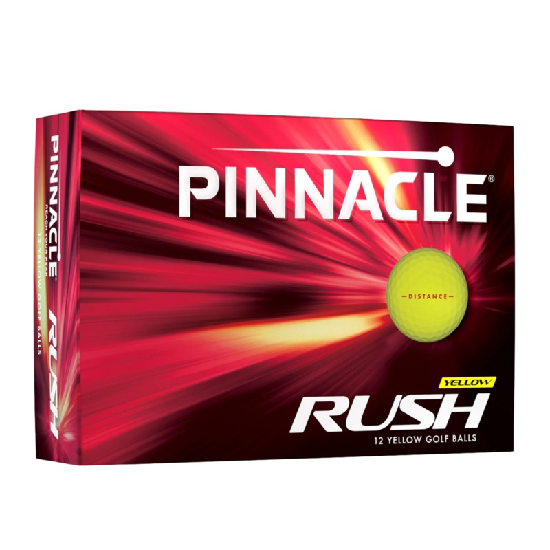 Pinnacle Rush Golf Balls – Yellow Dozen