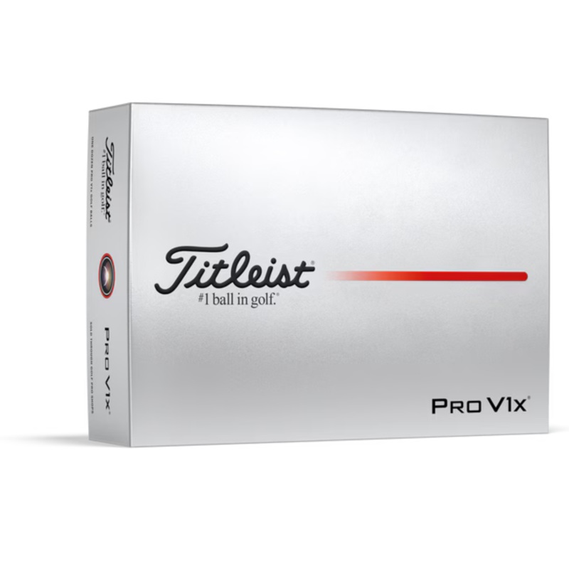 Titleist 2025 Pro V1x Golf Balls | High Numbers Dozen White