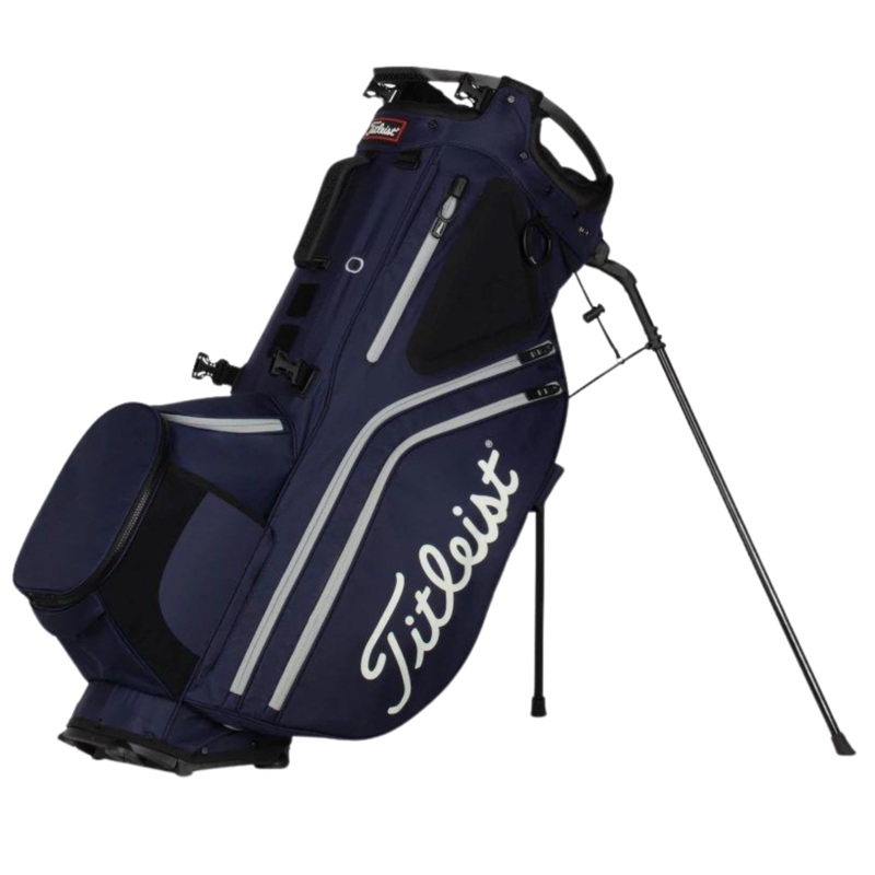 Titleist Hybrid 14 Golf Bag Black/Black/Red