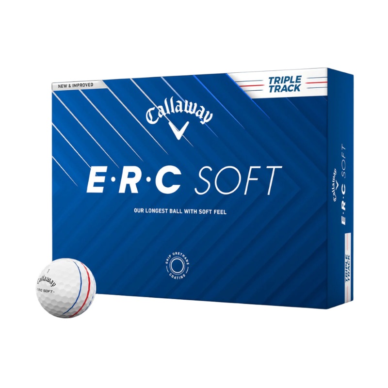 Callaway 2025 ERC Soft Triple Track Golf Balls Dozen