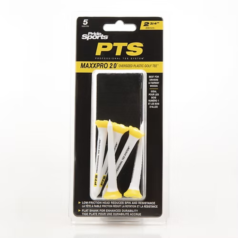 Pride PTS MaxxPro 2.0 Oversize Plastic Tee 2-3/4″ (5 Pack)