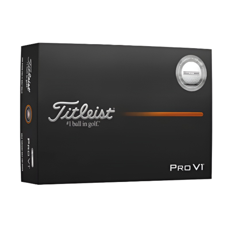 Titleist 2025 Pro V1 Enhanced Alignment Golf Balls Dozen
