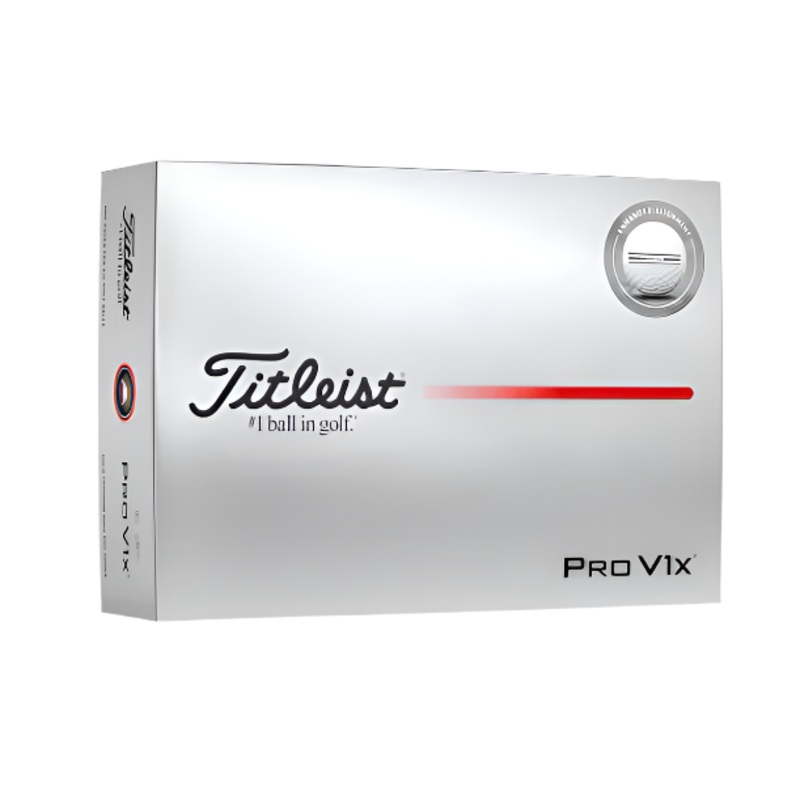 Titleist 2025 Pro V1x Enhanced Alignment Golf Balls Dozen