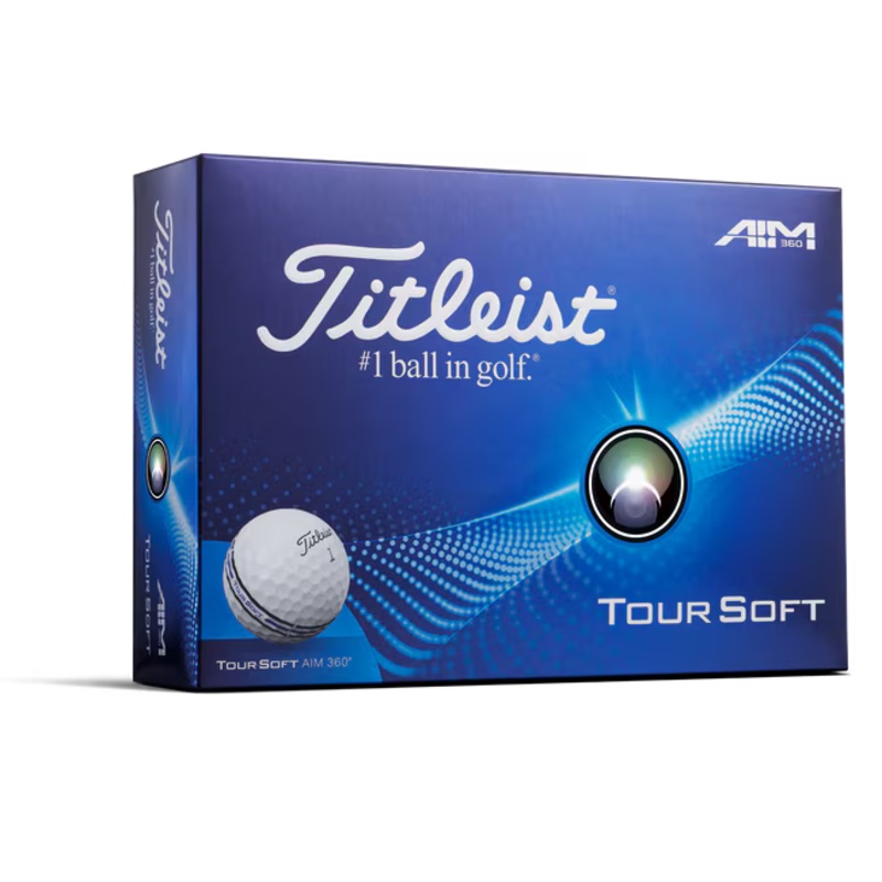 Titleist 2025 Tour Soft Aim 360 Golf Balls | White Dozen