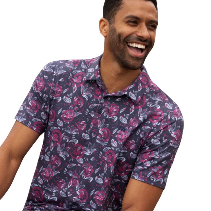 TravisMathew Featherweight Flourish Mens Polo M