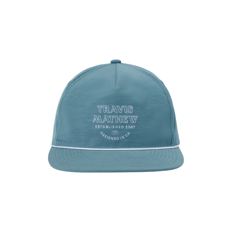 TravisMathew Hidden Agenda Snapback Cap Captains Blue