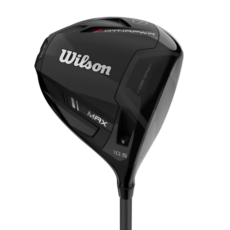 Wilson 2025 Dynapwr Max Driver 10.5 Linq M40X Black Regular Flex