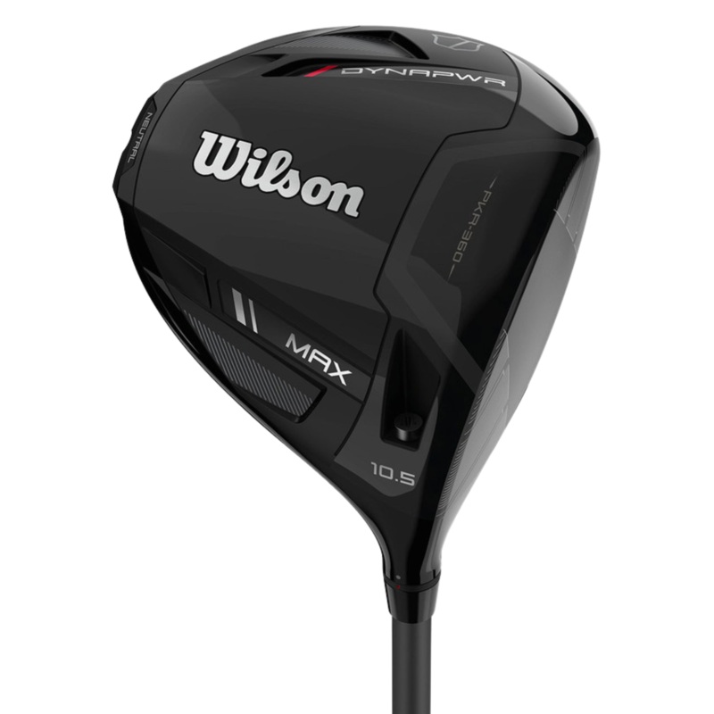 Wilson 2025 Dynapwr Max Driver | Left-Handed 10.5 Linq M40X Black Regular Flex