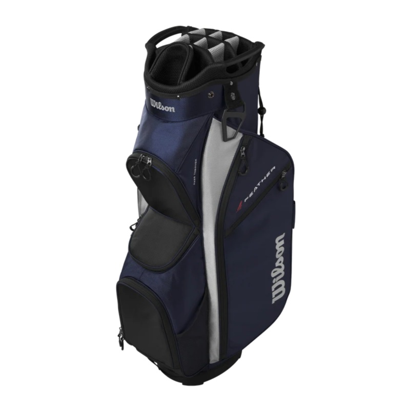 Wilson 2025 Feather Cart Bag Black/Red