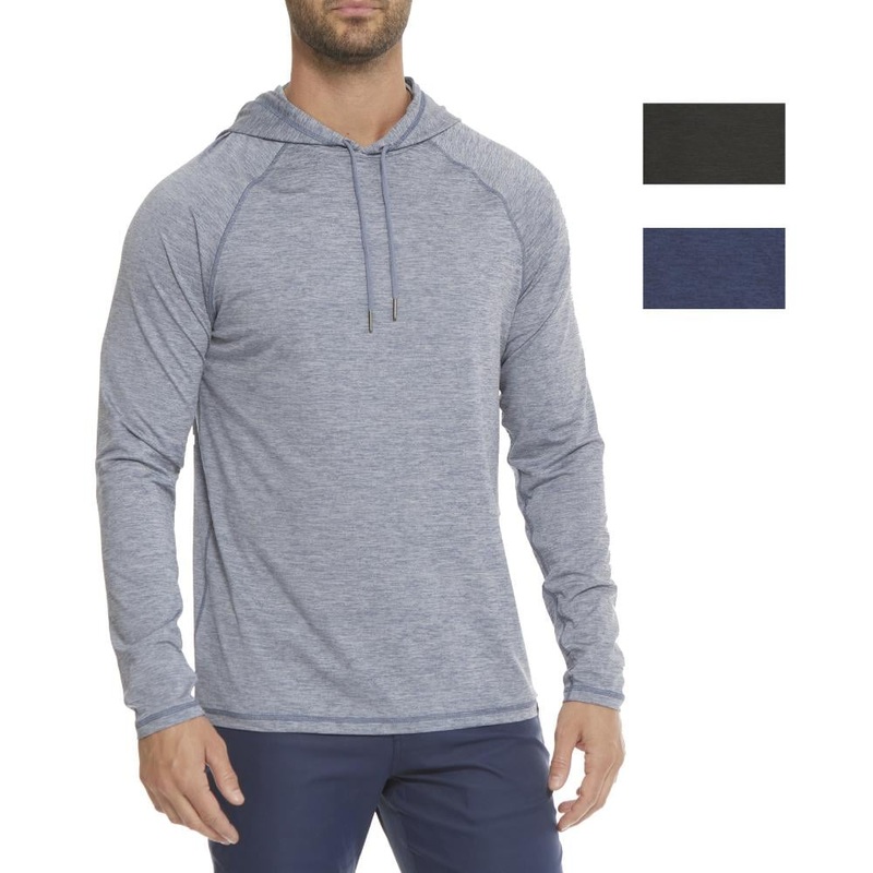 Flag & Anthem Men’s Hanover Performance Hoodie Pullover 24 SLATE HEATHER MD