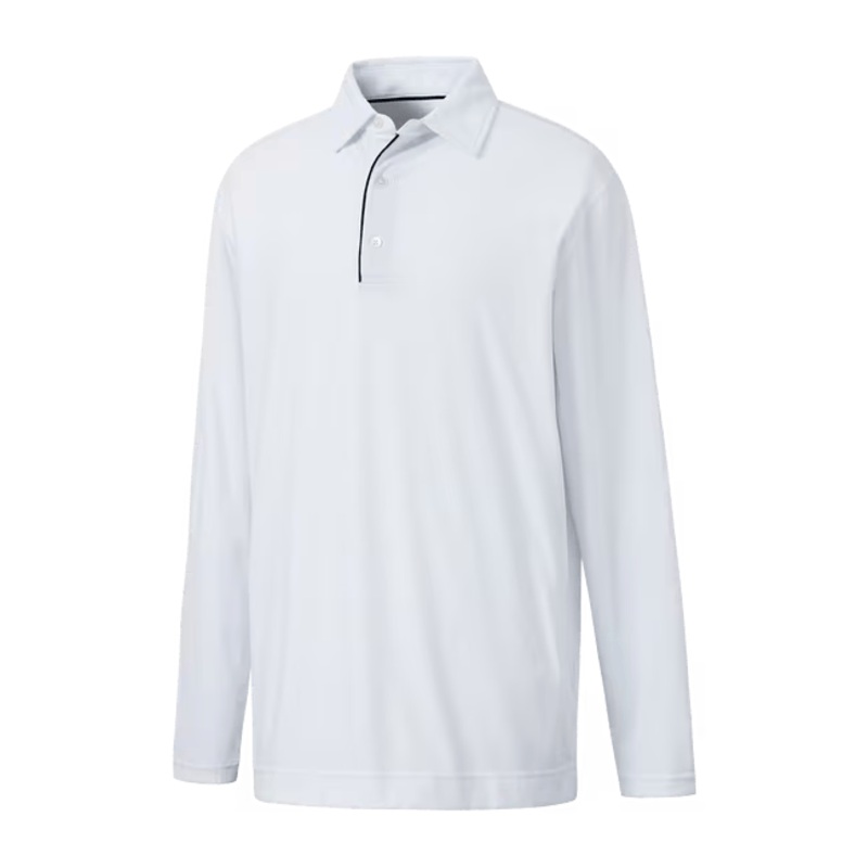 Footjoy Long Sleeve Sun Protection Men’s Shirt | White Medium