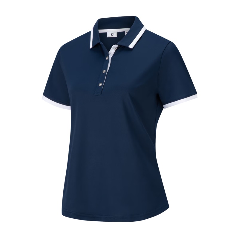 FootJoy Womens’s Stretch Pique Polo Shirt | Navy M