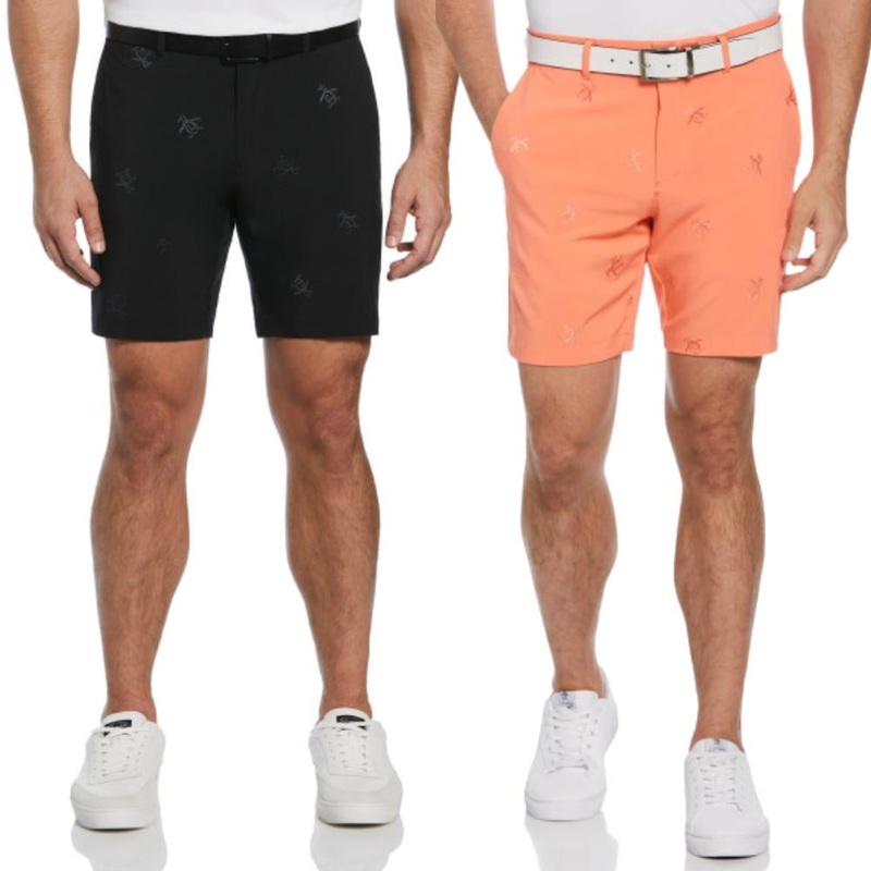 Original Penguin Pete All Over Embroidered Short 24 CORAL CHIC 32