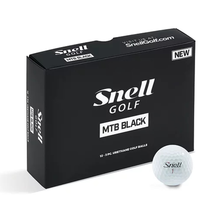 Snell MTB Black Golf Balls Dozen