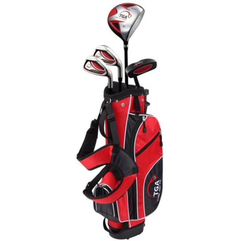 TGA Junior Red 6-8 Complete Golf Set Red 6-8 Right