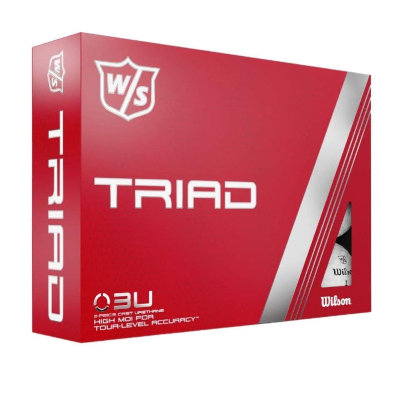 Wilson Triad Golf Balls WHITE