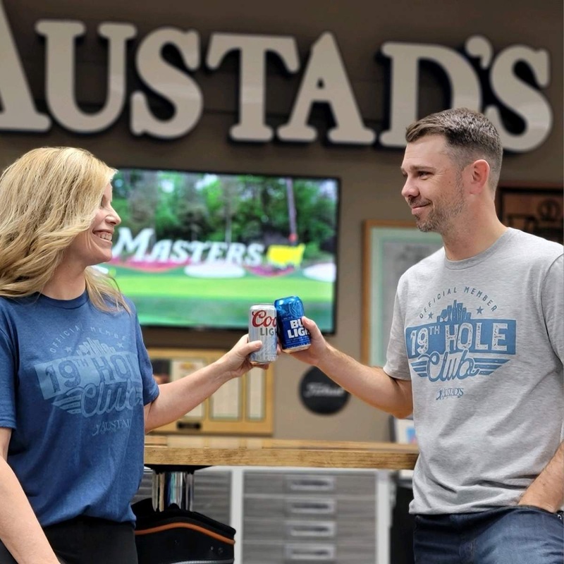Austad’s 19th Hole Club Unisex T-Shirt NAVY MD