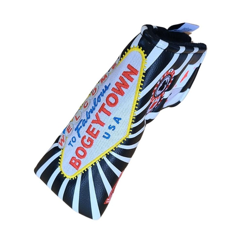Backspin Bogeytown Vegas Blade Putter Cover BLK BLAD