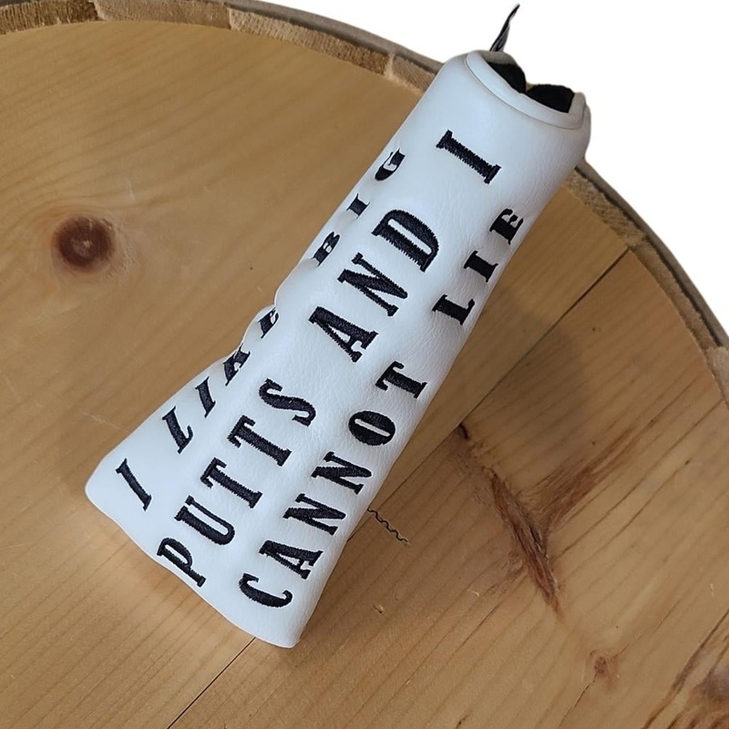 Backspin I Like Big Putts Blade Putter Cover WHT BLAD