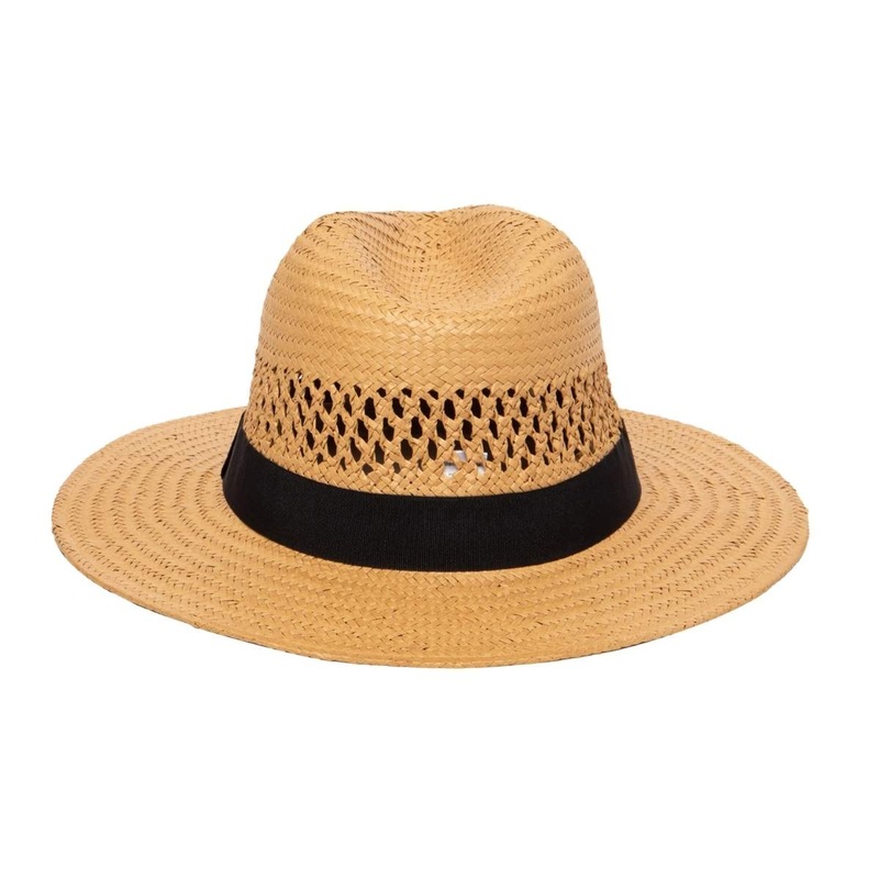 Backspin Men’s Woven Paper Fedora TOBACCO OSFA