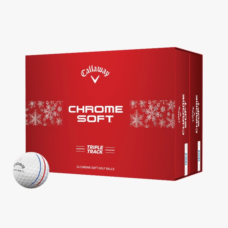 Callaway 2-Dozen Chrome Soft Triple Track Golf Balls TRIPLE TRACK