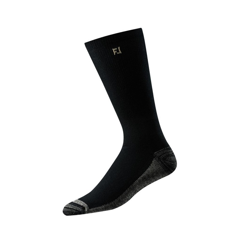 FootJoy ProDry Black Crew Sock BLACK