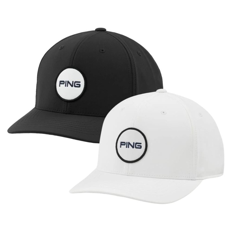 PING Men’s Patch Adjustable Hat 24 WHITE OSFA